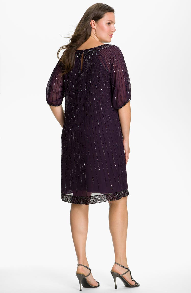 j kara chiffon dresses Amazon.com: J Kara Women's Petite Petite Beaded Top Sleeveless Long Dress, Slate/MERC/Gun, 10P : Clothing, Shoes & Jewelry