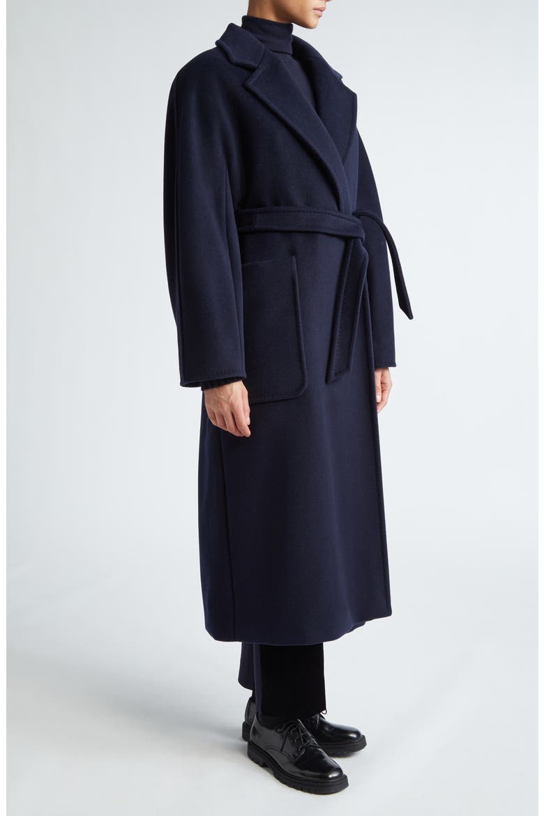 Locri Wool & Cashmere Belted Coat, Alternate, color, ULTRAMARINE