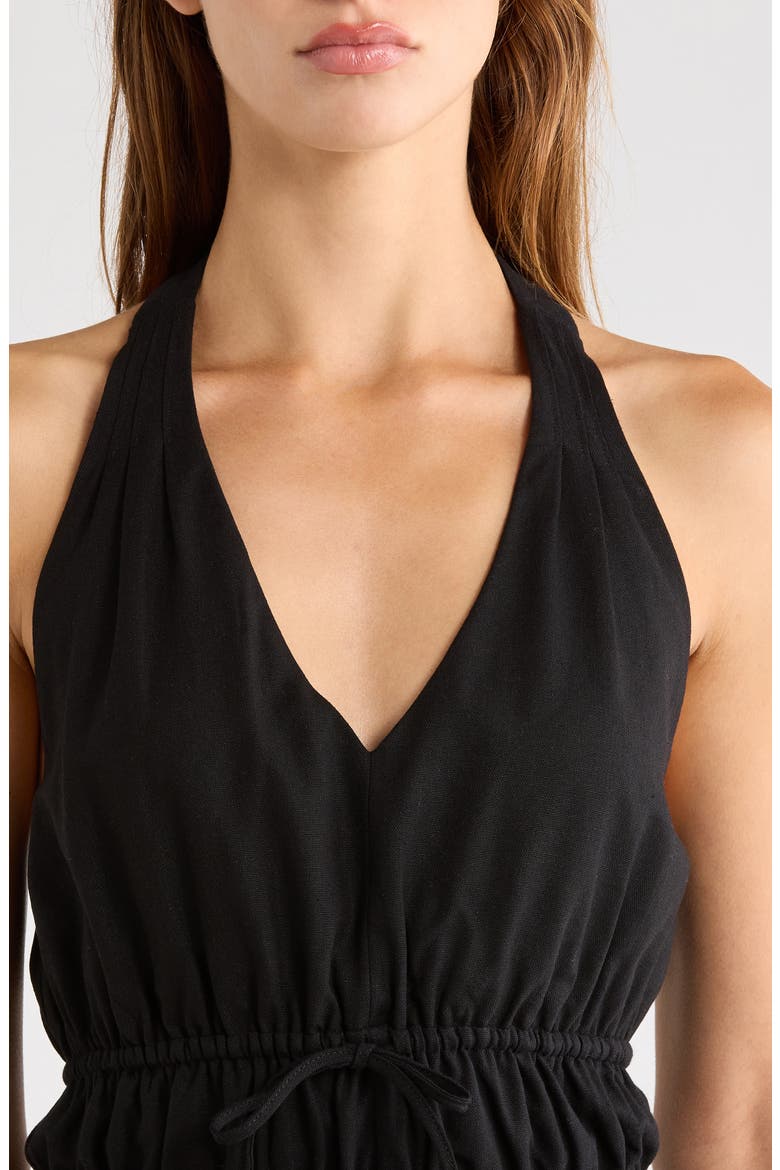 Alysha Halter Top, Alternate, color, BLACK