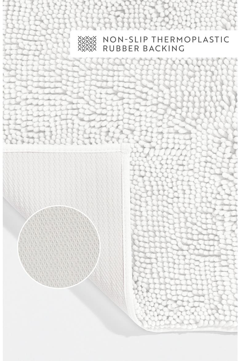 2-Pack Chenille Bath Mats, Alternate, color, CHENILLE WHITE