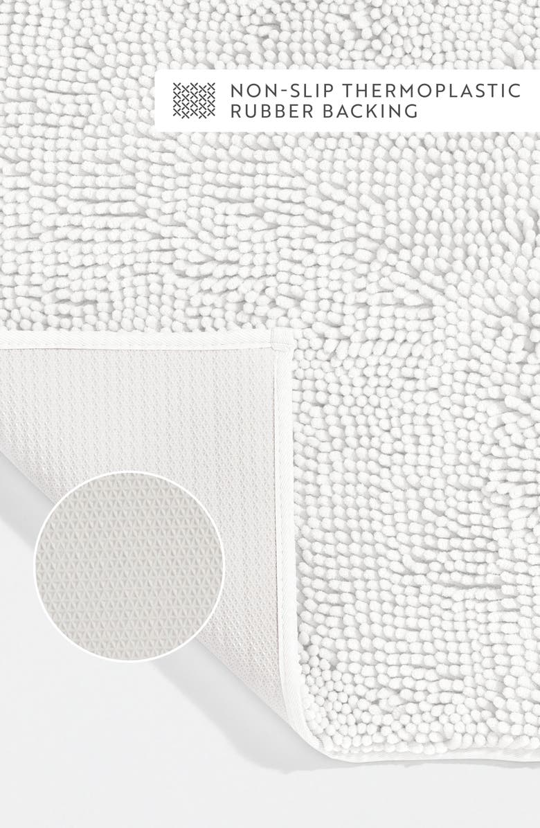 HOMESPUN 2-Pack Chenille Bath Mats, Alternate, color, Chenille White