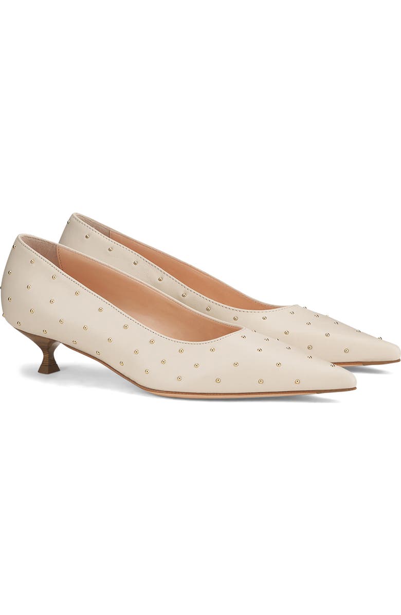 AGL Lenor Pointed Toe Kitten Heel Pump, Main, color, Brandy-Cuoio