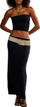 Free People Good Feels Tube Top & Maxi Skirt Set