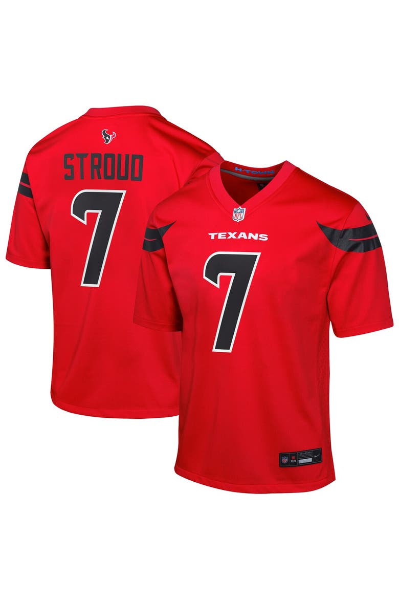 Youth Nike C.J. Stroud Red Houston Texans Alternate Game Jersey, Alternate, color, Red