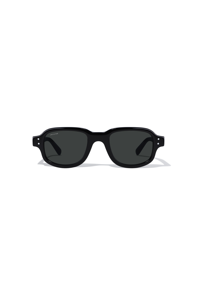 Tres Acetate Sunglasses, Main, color, Black