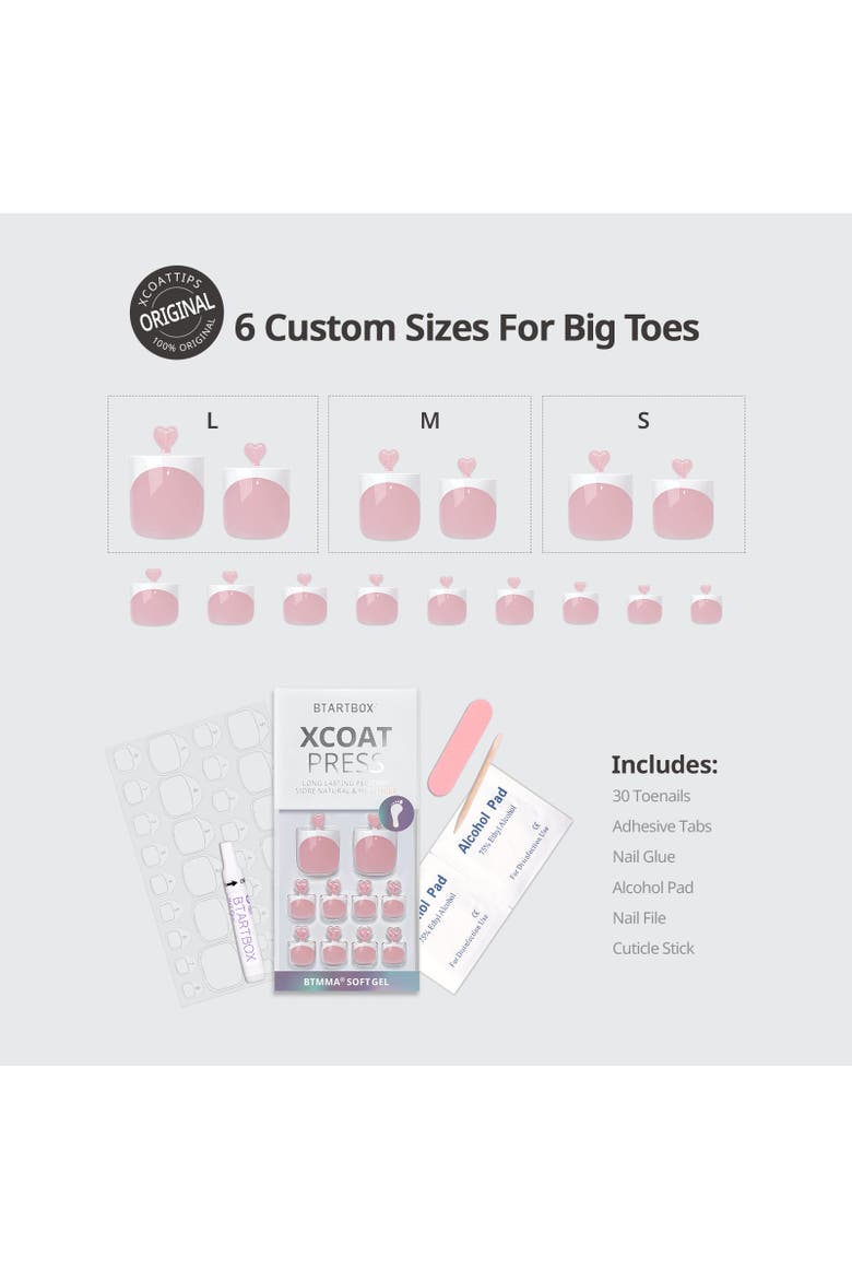 Press-on Nails Set Short Square, Alternate, color, Ma'am