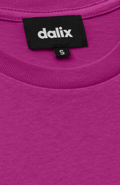 Dalix Womens Lil Peach Lightweight Everyday Tee In Purple
