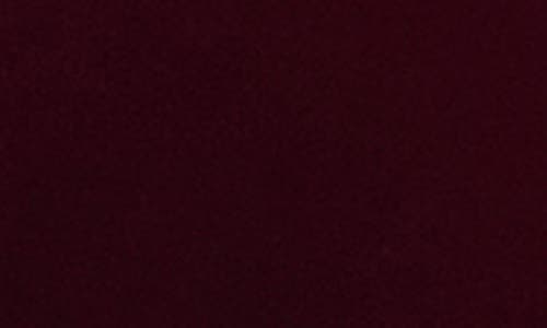 London Times Square Neck Velvet Midi Dress In Red