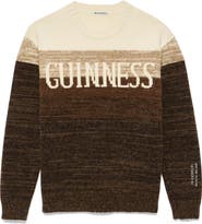 JW Anderson x Guinness Intarsia Logo Colorblock Wool Blend Sweater