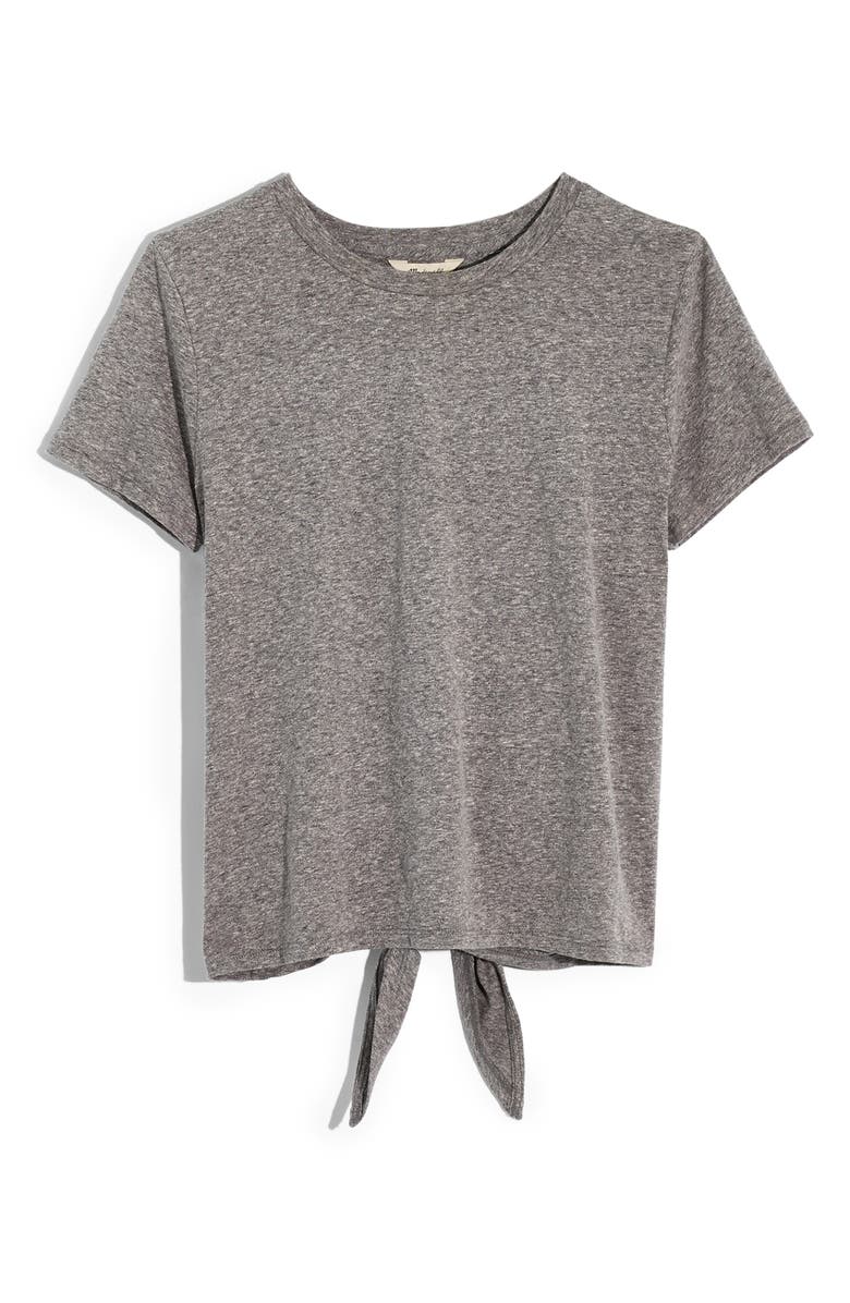 Madewell Knot Back T-Shirt, Alternate, color, 