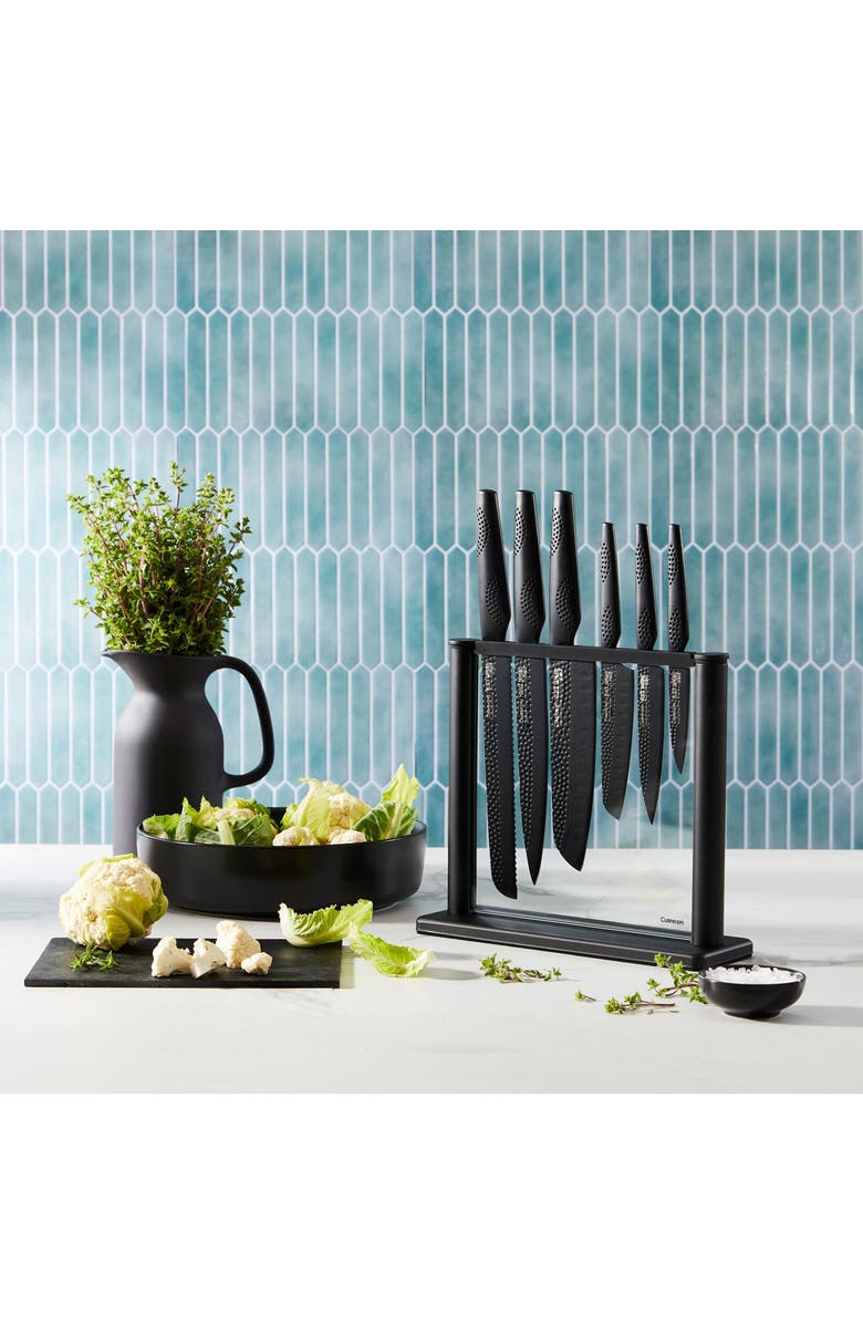 Cuisine::pro<sup>®</sup> iD3<sup>®</sup> BLACK SAMURAI 7-Piece Gozen Knife Block, Alternate, color, Black