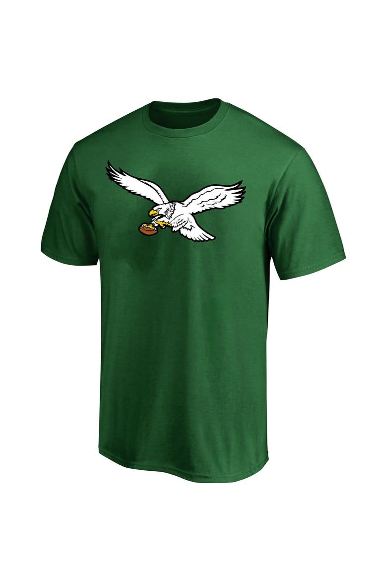 Men's Fanatics Branded Jalen Hurts Kelly Green Philadelphia Eagles Big & Tall Throwback Player Name & Number T-Shirt, Alternate, color, Kelly Green