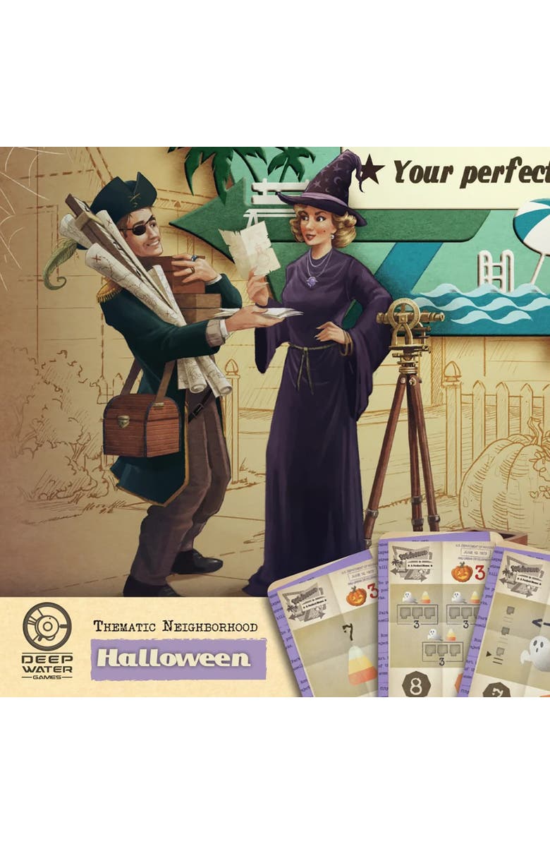 Ox Eye Media Inc. Welcome To... Halloween Thematic Neighborhood Expansion Ages 10+, Alternate, color, Multicolored