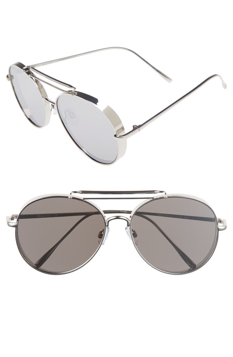 Circus NY by Sam Edelman Circus by Sam Edelman 58mm Aviator Sunglasses, Main, color,