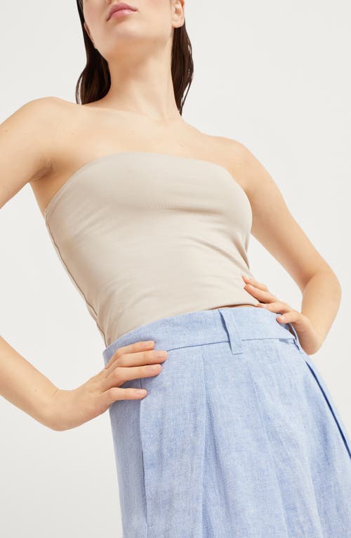 Brunello Cucinelli Sartorial Wide Trousers In Azure