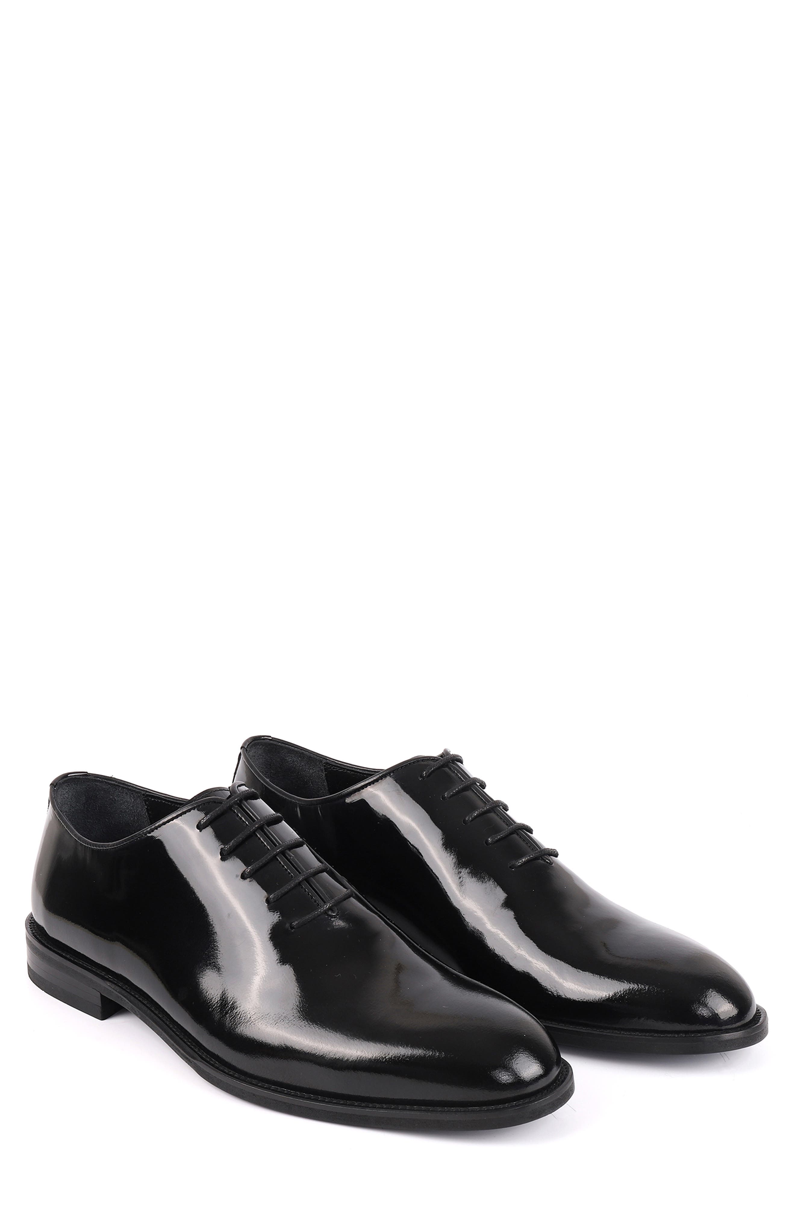 VELLAPAIS Veneto Plain Toe Oxford, Alternate, color, Black