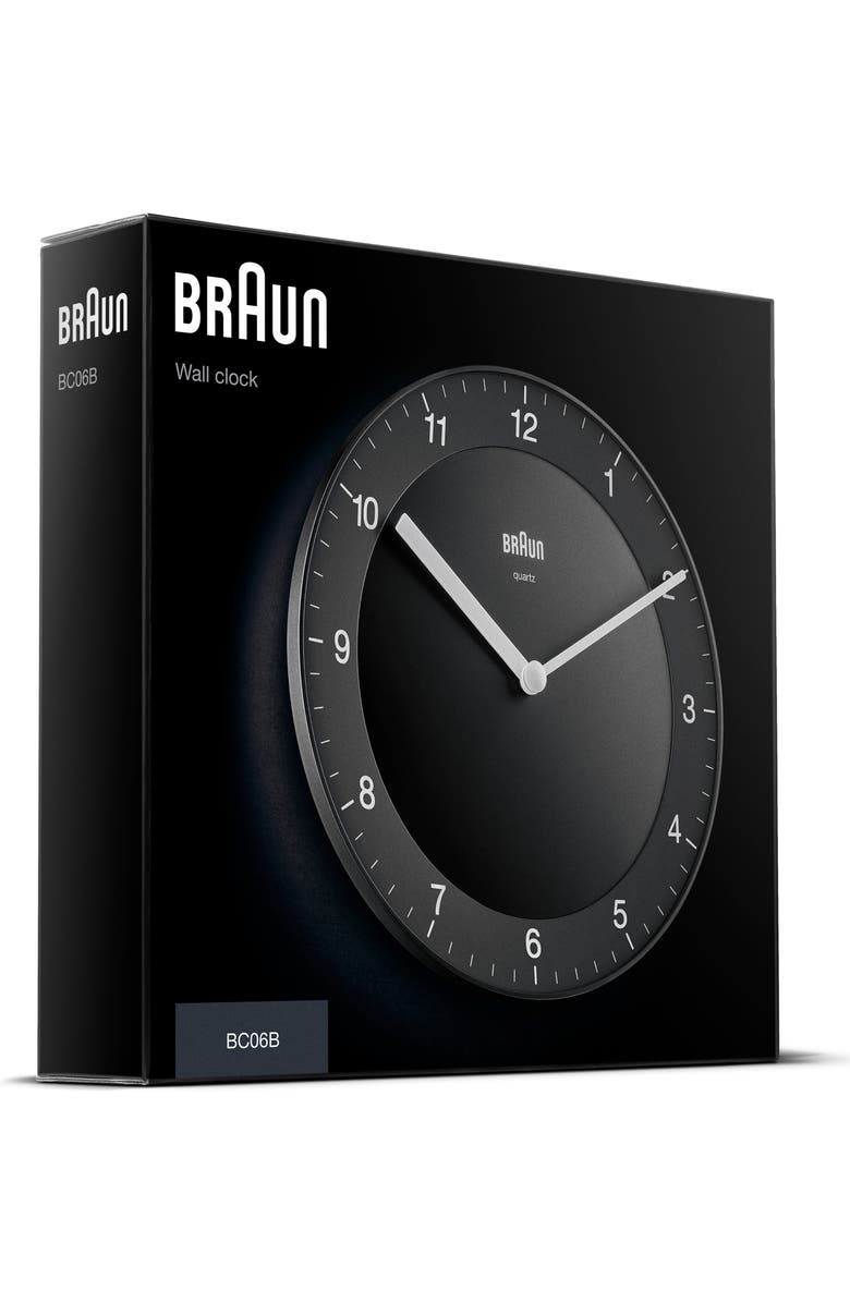 Braun Classic Analog Wall Clock, Alternate, color,