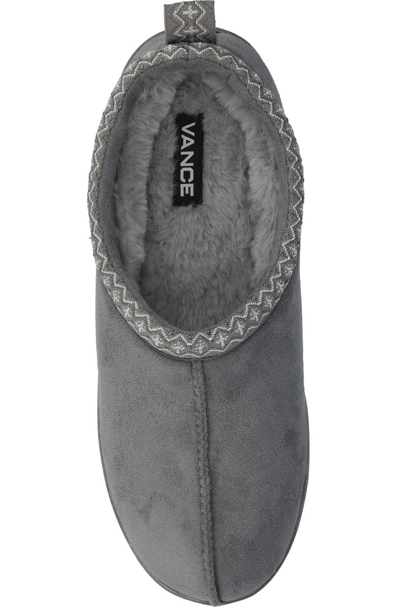 VANCE CO Lance Leather Slipper, Alternate, color, Grey