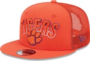 New Era Men's New Era Orange Clemson Tigers Grade Trucker 9FIFTY Snapback Hat
