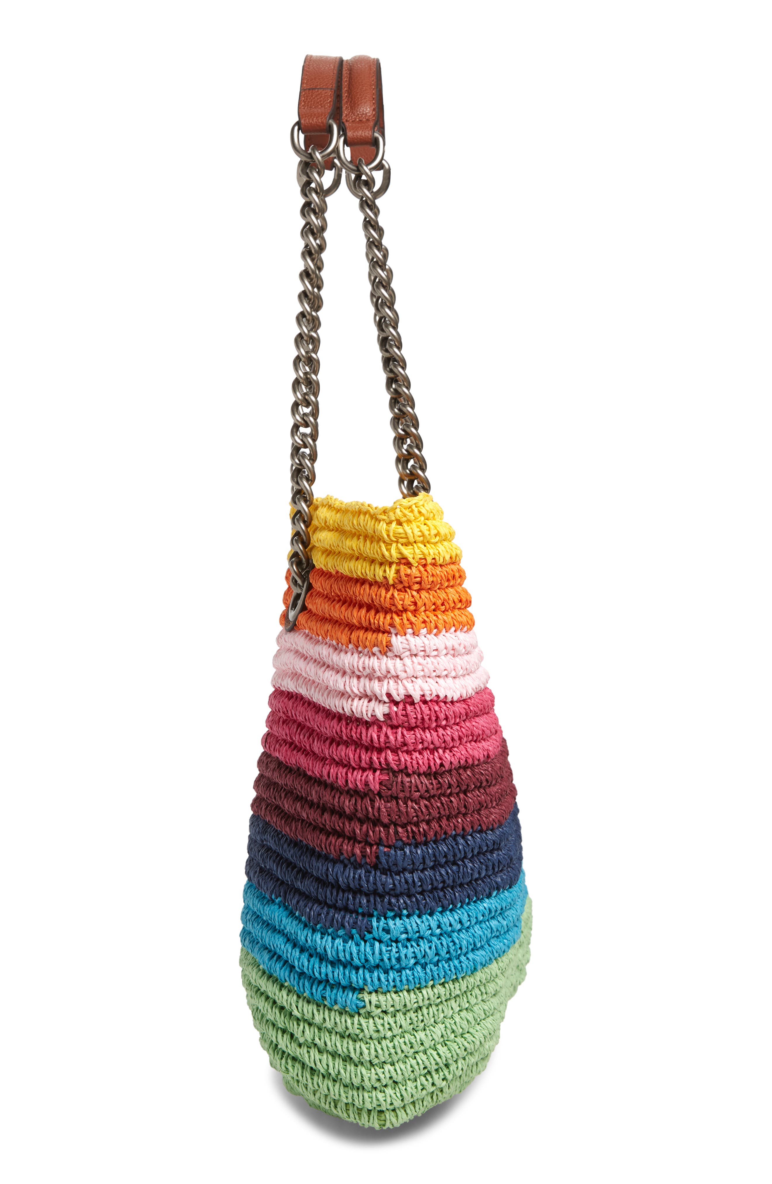 Kurt Geiger London Chelsea Raffia Tote, Alternate, color, 