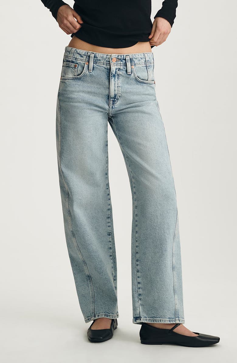 Mavi Jeans Nica Twist Seam High Waist Barrel Jeans, Main, color,