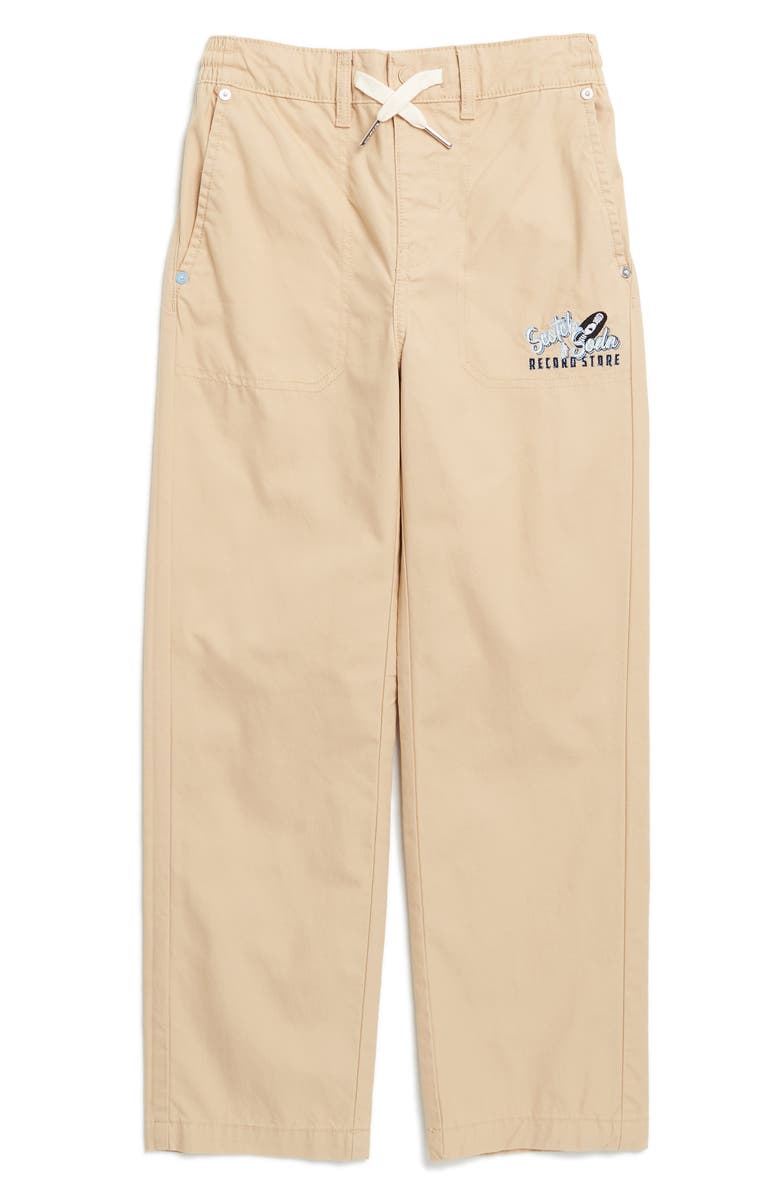 Scotch & Soda Kids' Cotton Panama Pants, Main, color, 