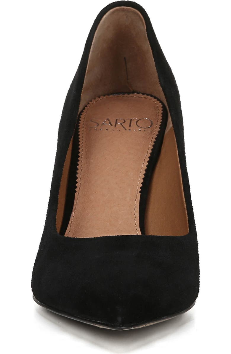 SARTO by Franco Sarto Sasha Pointy Toe Genuine Calf Hair Pump, Alternate, color,