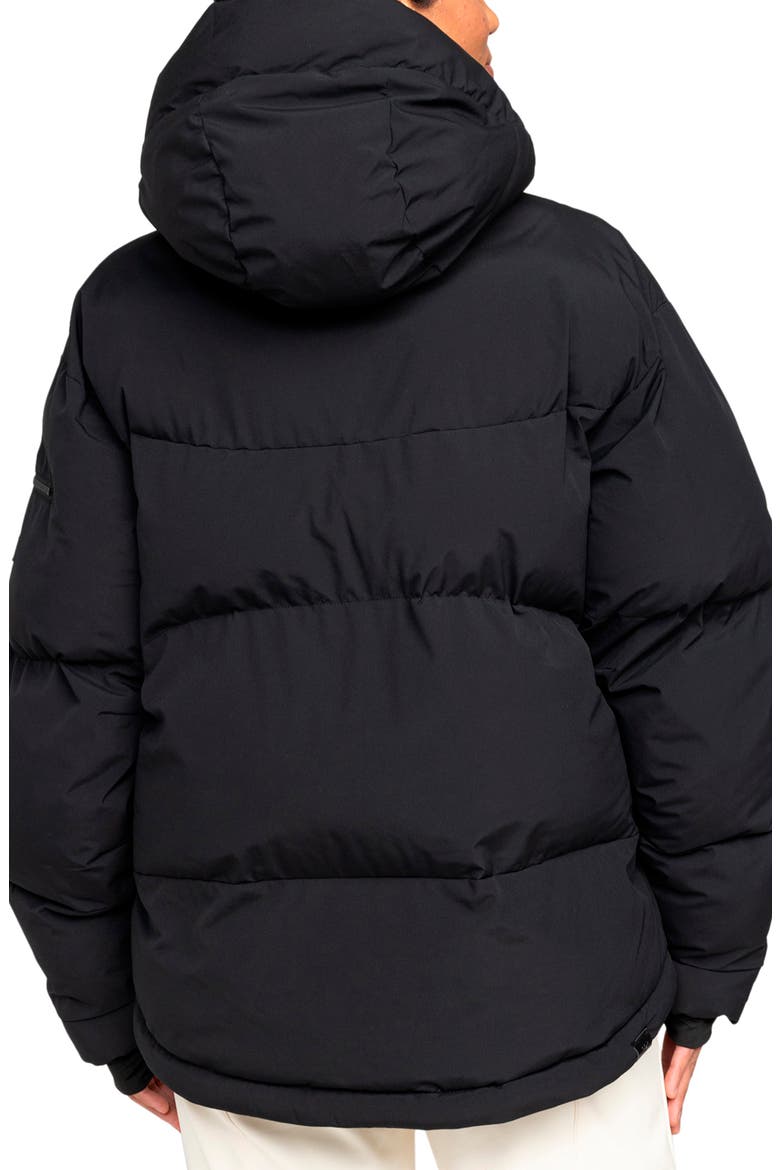 Alofted Water Resistant Hooded Puffer Jacket, Alternate, color, ANTHRACITE