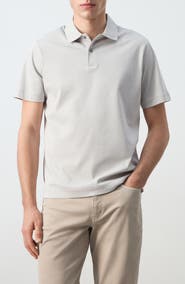 MANGO Fine Knit Cotton Polo