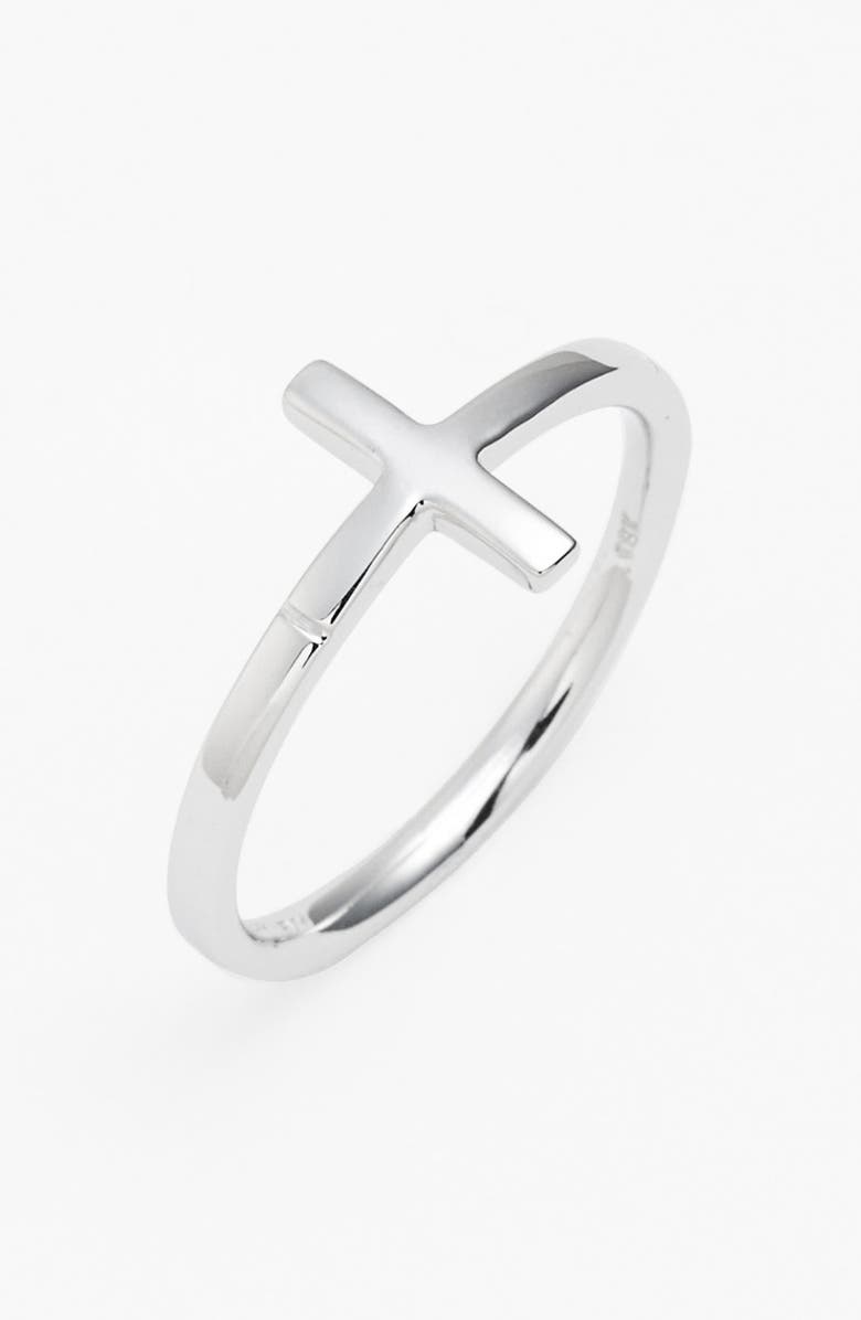 Bony Levy 14K Gold Cross Ring, Main, color,