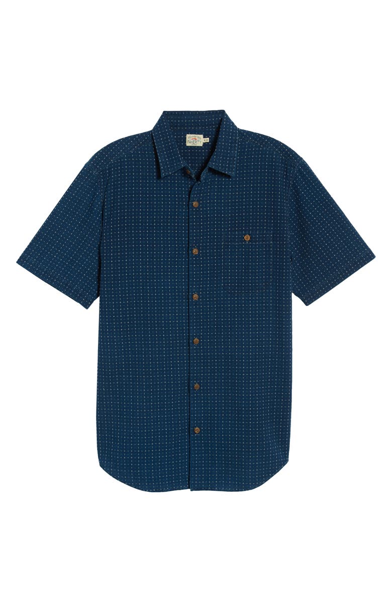 Faherty Coast Regular Fit Print Organic Cotton Shirt, Alternate, color, 