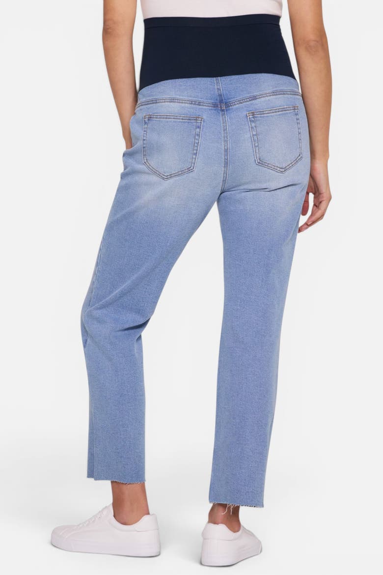 Secret Fit Over the Belly Slim Straight Leg Jeans, Alternate, color, Pike Wash