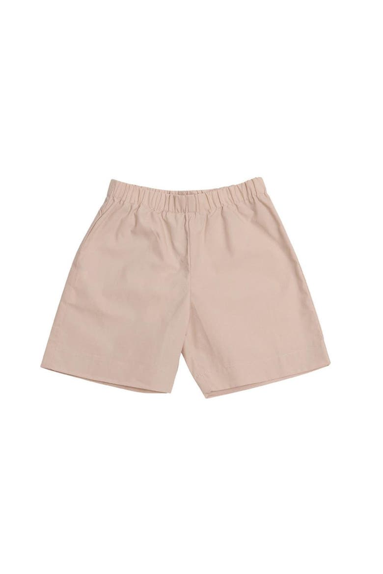 JD Pull-On Shorts, Main, color, Khaki Cotton Poplin