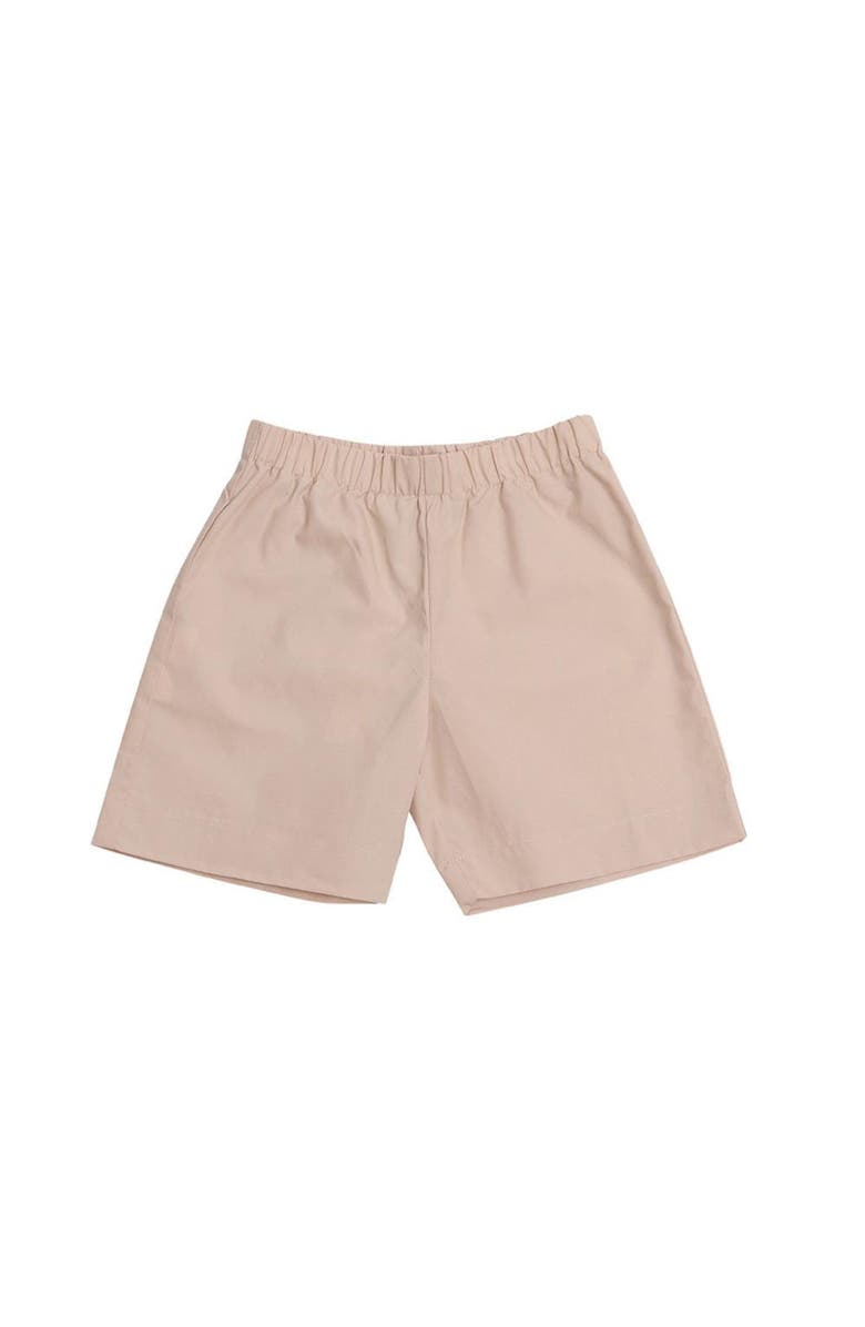 Busy Bees JD Pull-On Shorts, Main, color, Khaki Cotton Poplin