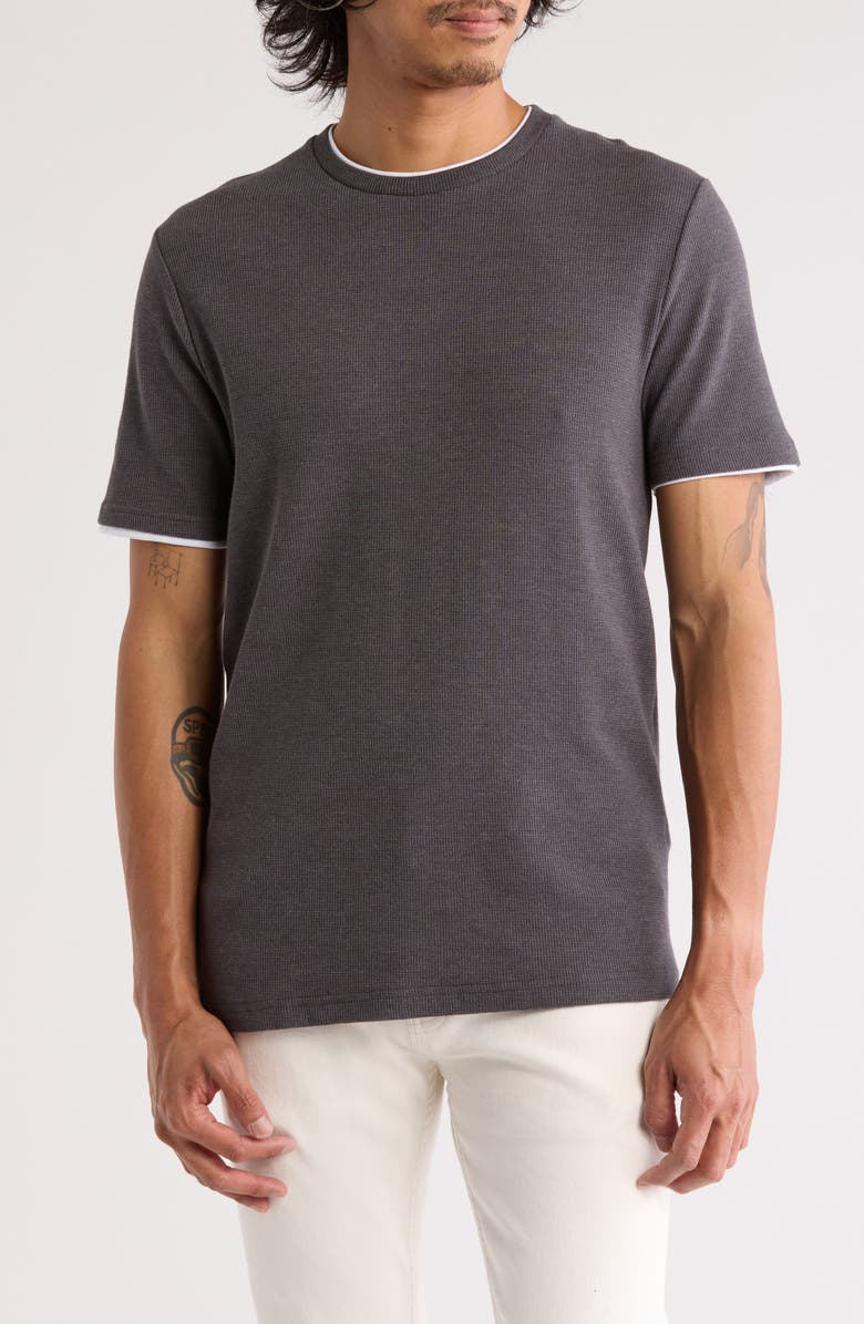 Cactus Man Textured Tipping Knit T-Shirt, Main, color, 