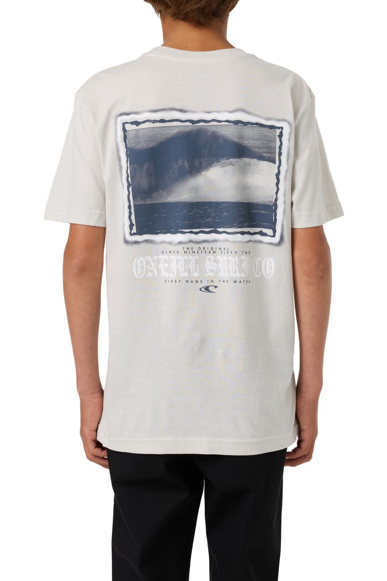 Kids' Boy's Isolate Cotton T-Shirt, Alternate, color, FOG