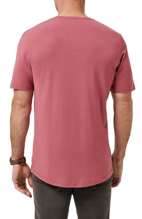 Travismathew Cloud Crewneck T-shirt In Pink