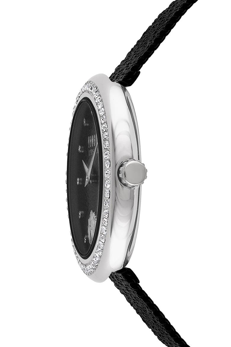 Lea Crystal Bracelet Watch, 35mm, Alternate, color, STAINLESS STEEL