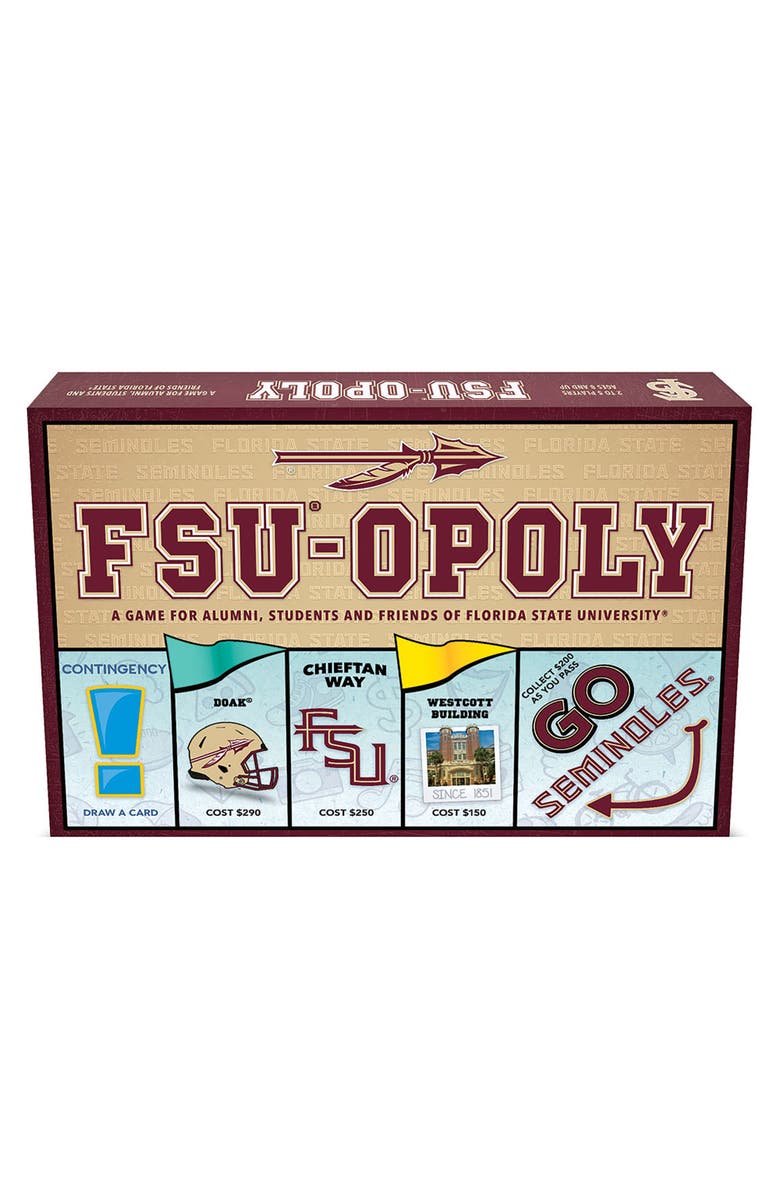 Late for the Sky Florida State University Fsuopoly Monopoly Board Game, Alternate, color, 