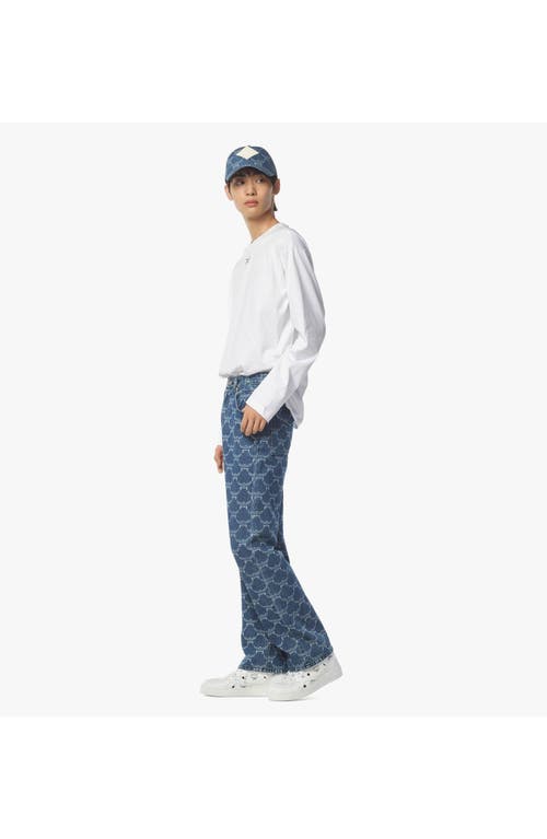Mcm Essential Laurel Logo Shirt In Organic Cotton In White