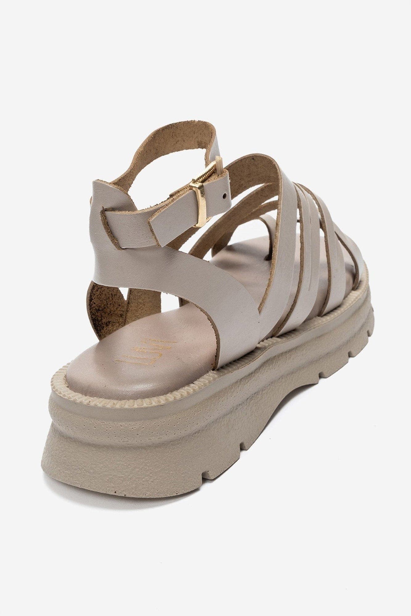 Pelsa Leather Multi Strap Sandal, Alternate, color, Cream