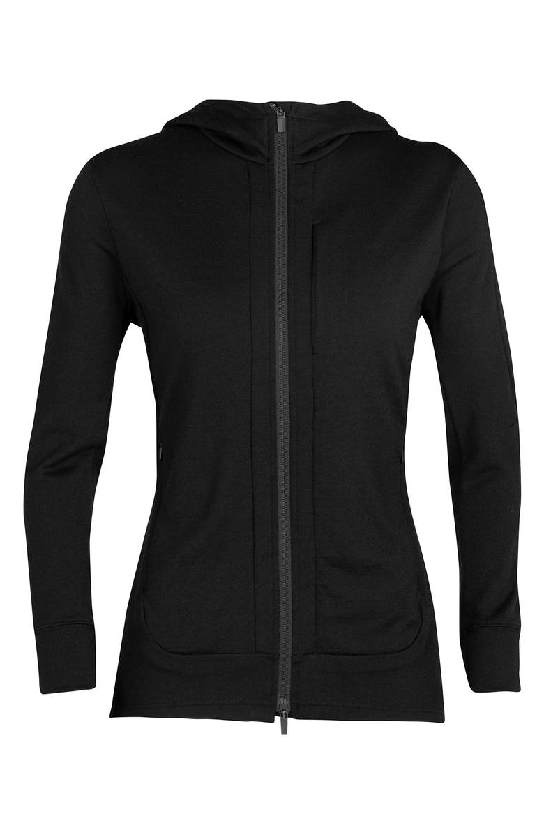 Icebreaker ZoneKnit Merino Wool Zip Hoodie, Alternate, color, 