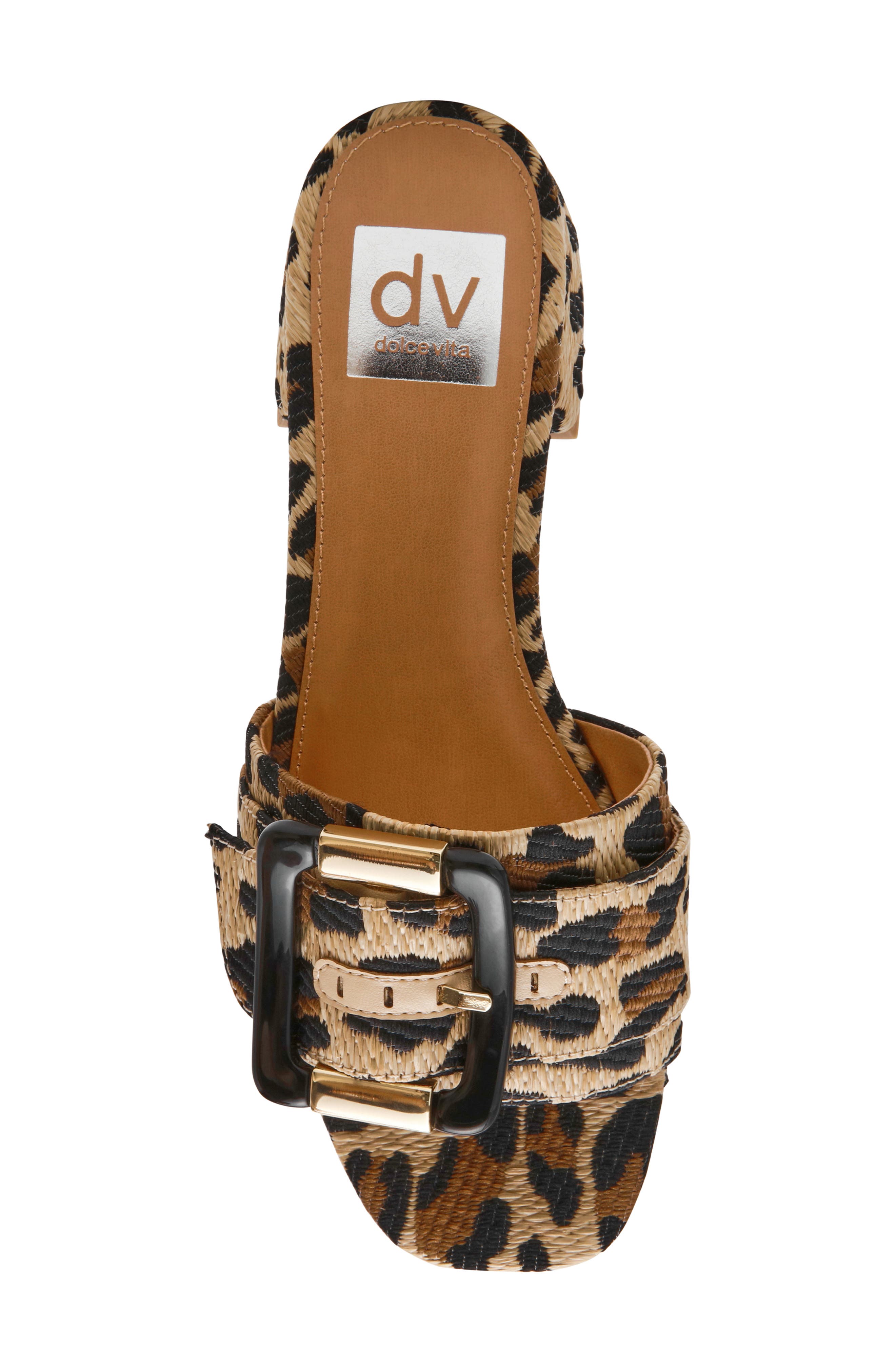 DV by Dolce Vita Neeva Woven Slide Sandal, Alternate, color, Leopard