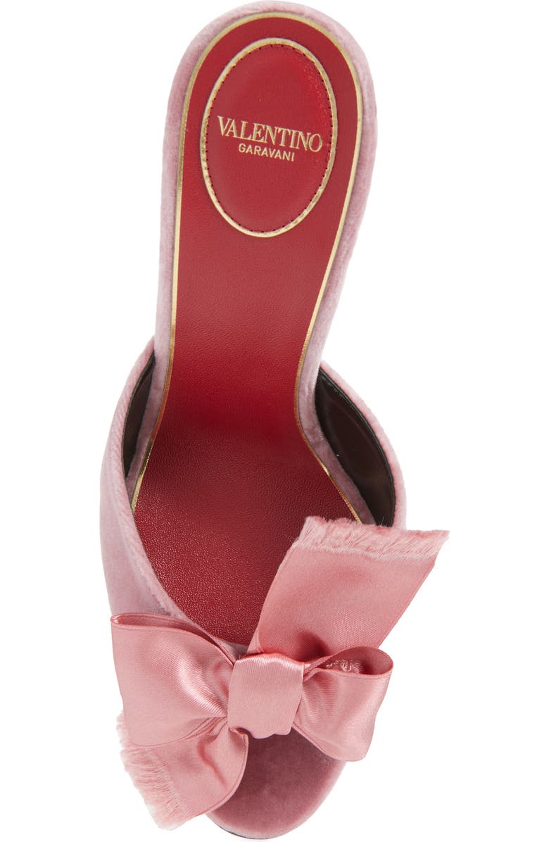 Valentino Garavani Marie Bow Sandal, Alternate, color, Pink