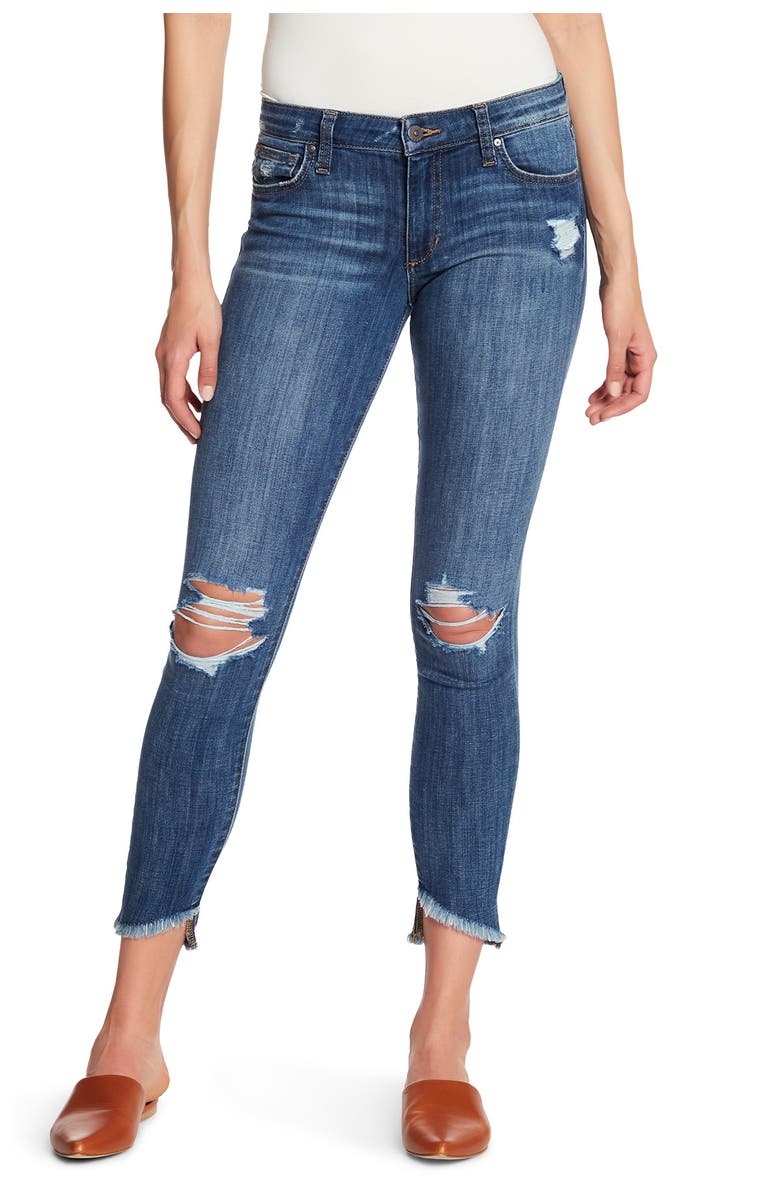 Joe's The Icon Blondie Step Hem Skinny Jeans, Main, color, 