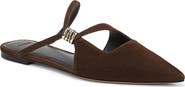 Vince Gilia Strappy Pointed Toe Flat Mule