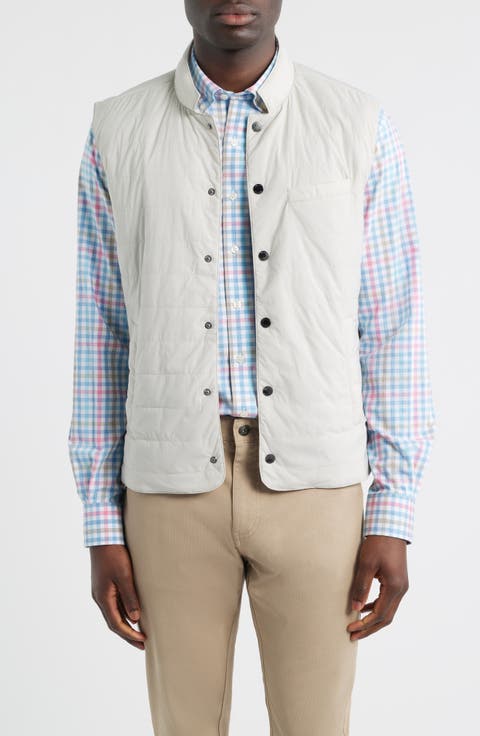 Bauer Quilted Water Resistant Snap-Up Vest