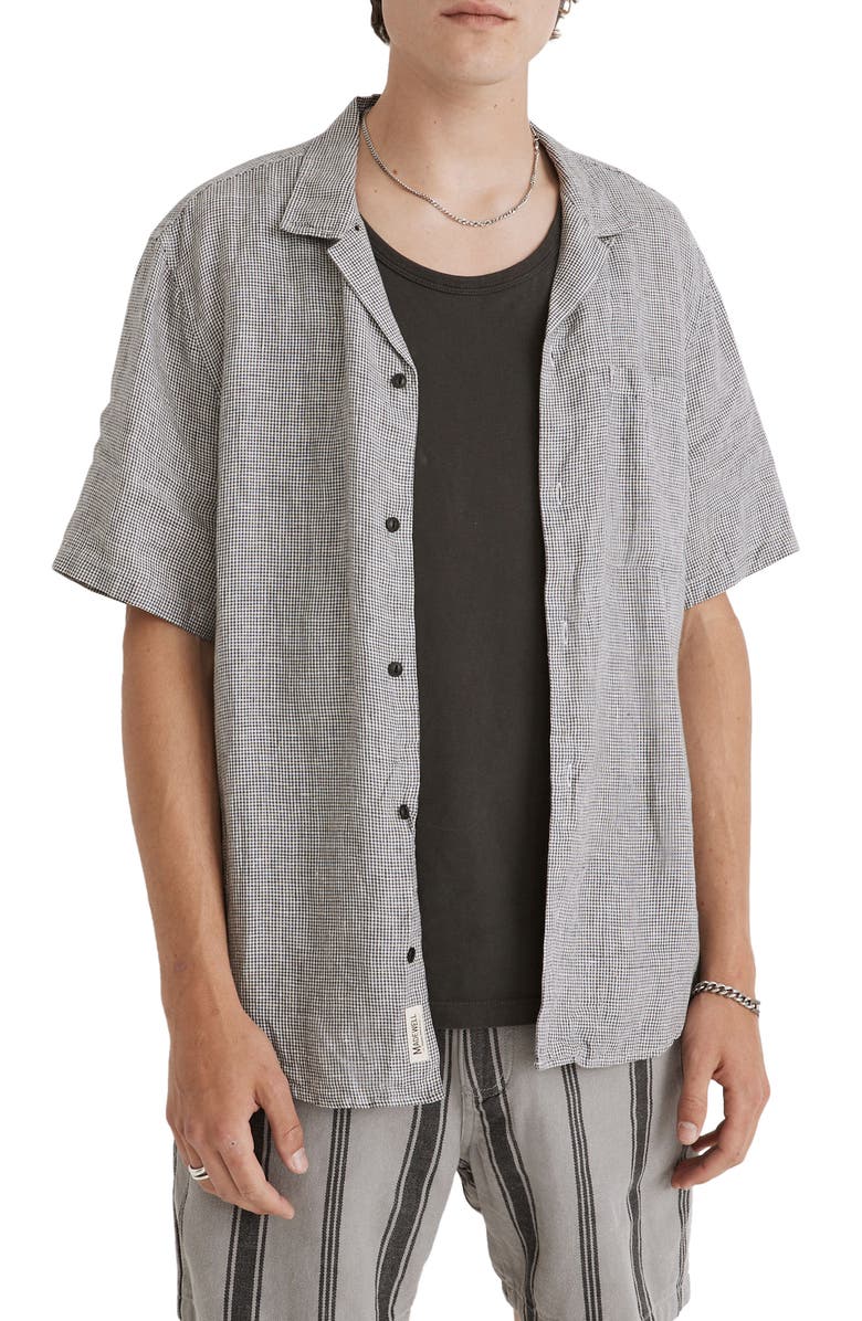 Madewell Men's Easy Linen Short Sleeve Shirt, Main, color,