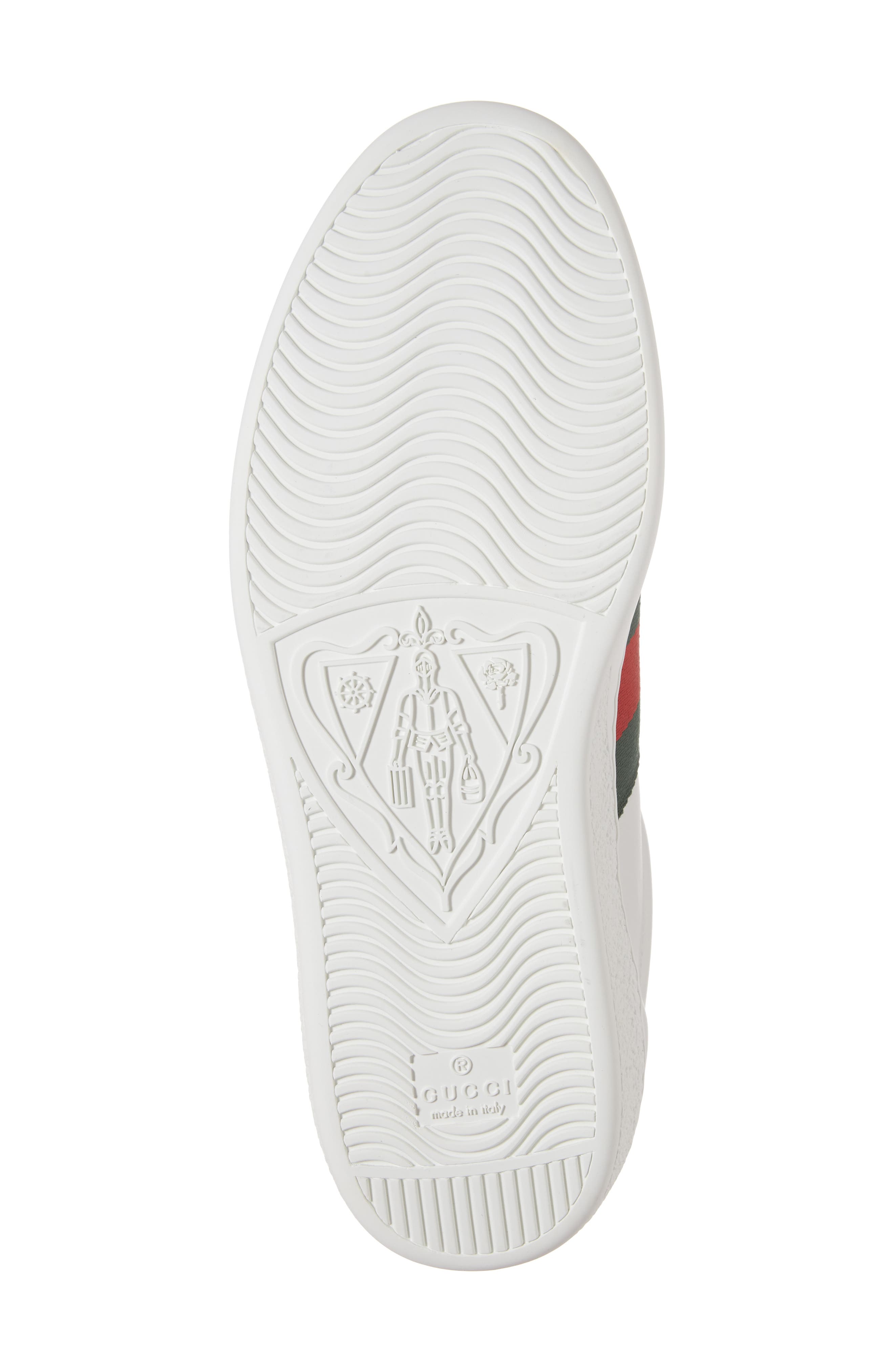 Gucci New Ace Sneaker, Alternate, color, Bianco Multi Leather