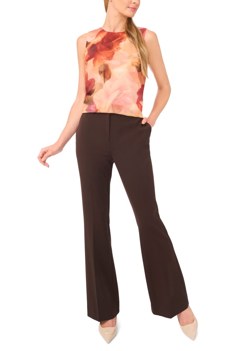 Halogen<sup>®</sup> Romantic Roses Chiffon Shell, Alternate, color, Faded Rose